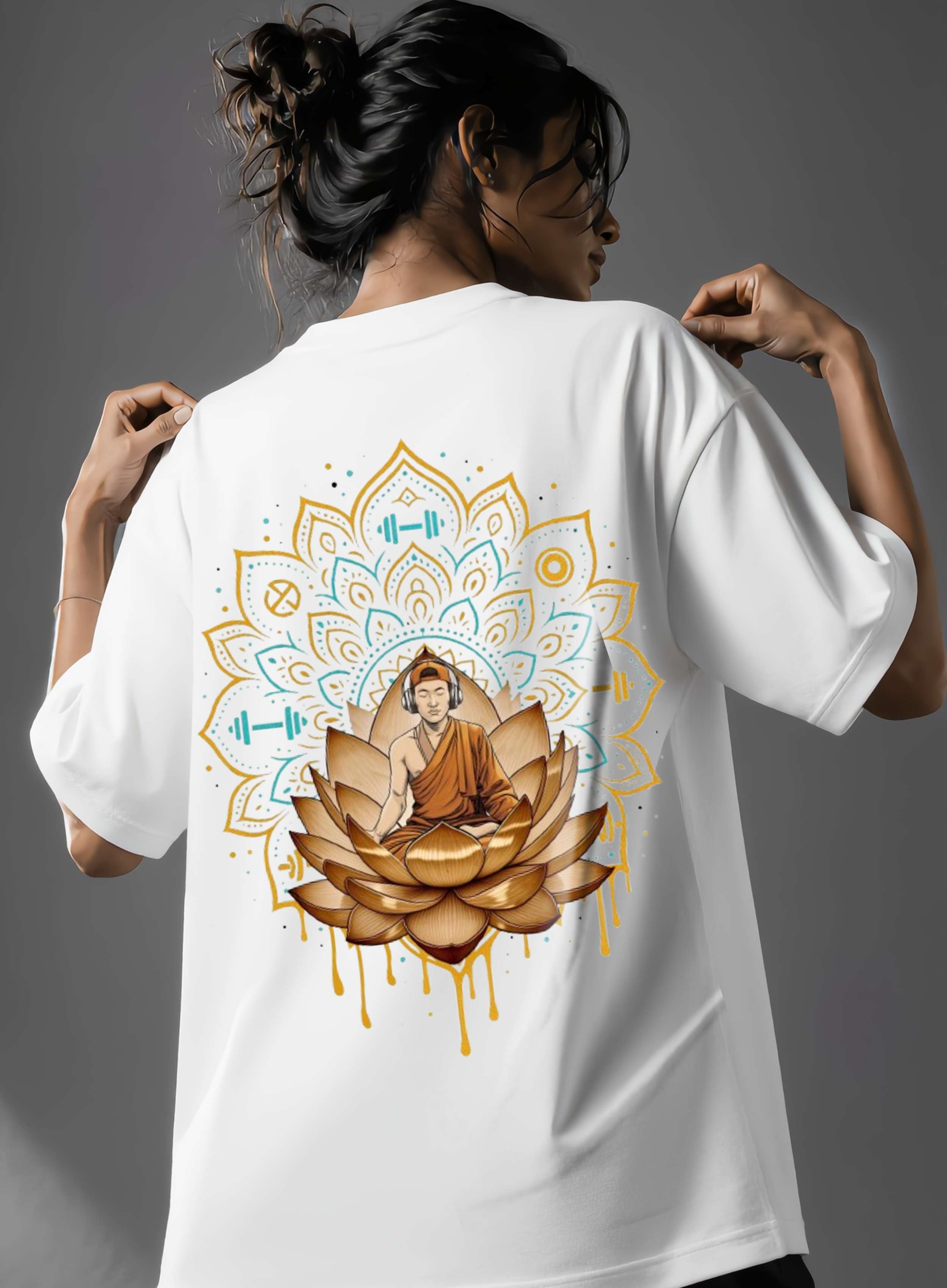 Stillness Hustle too - Oversized T-Shirt