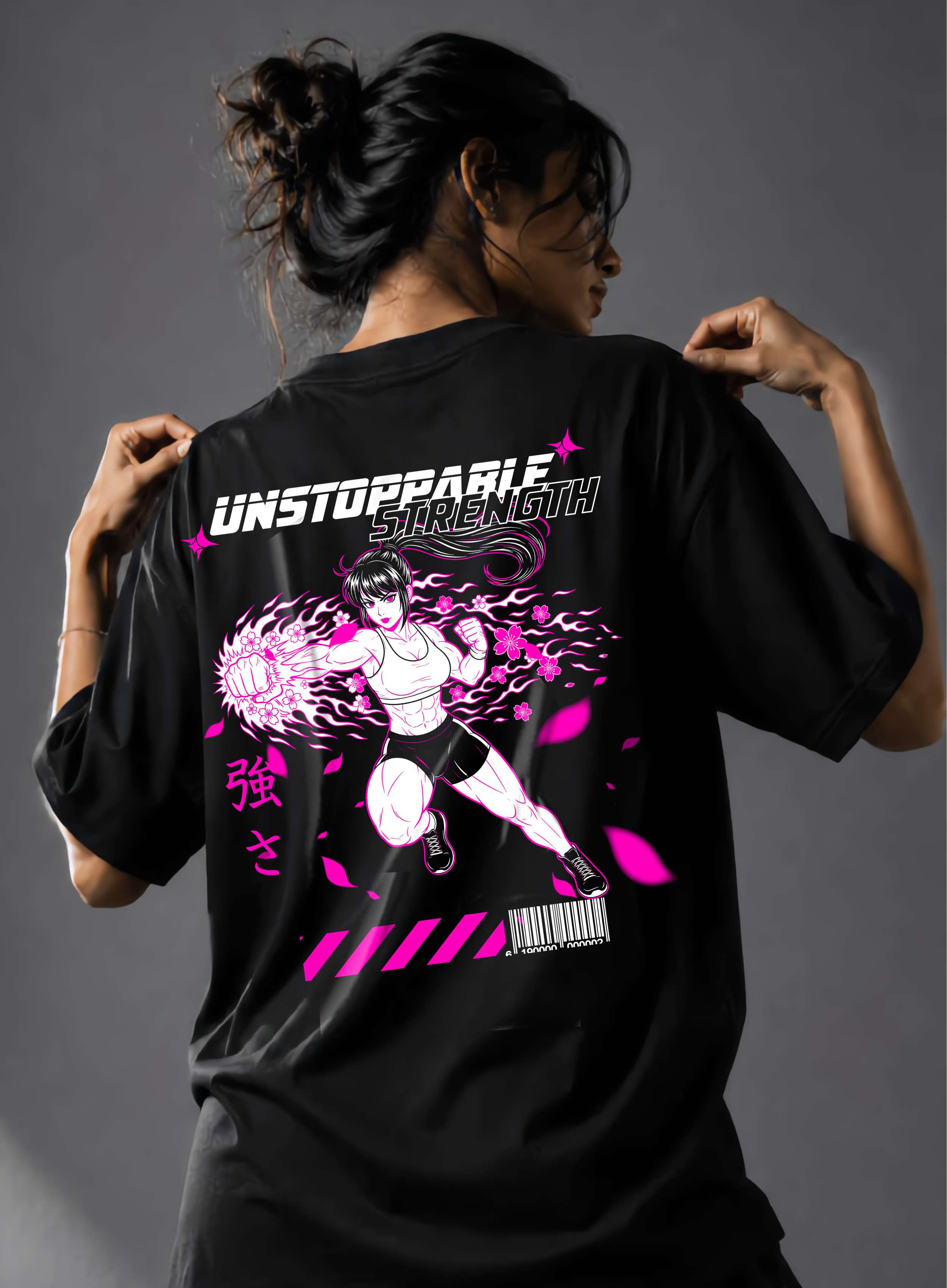Unstoppable Strength - Oversized Gym Tee