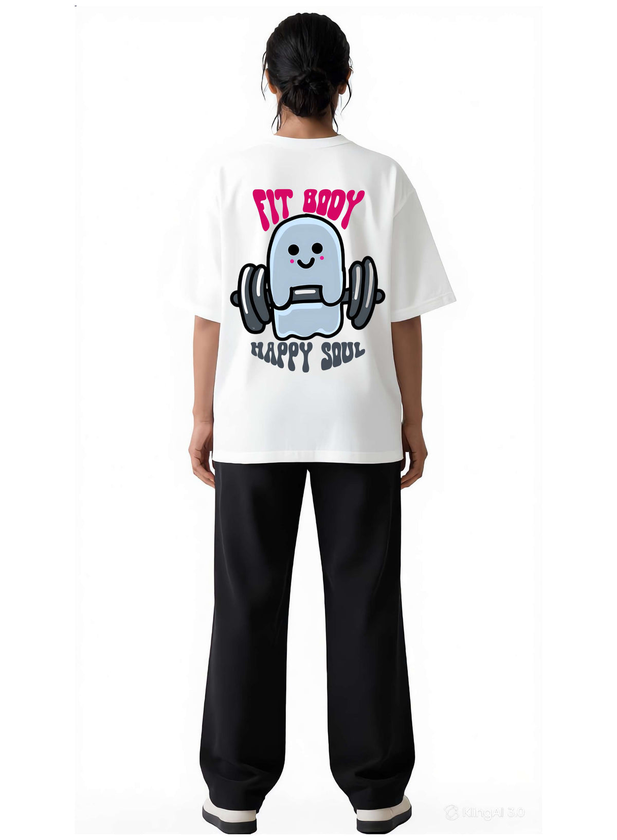 Fit Body, Happy Soul - Oversized T-Shirt
