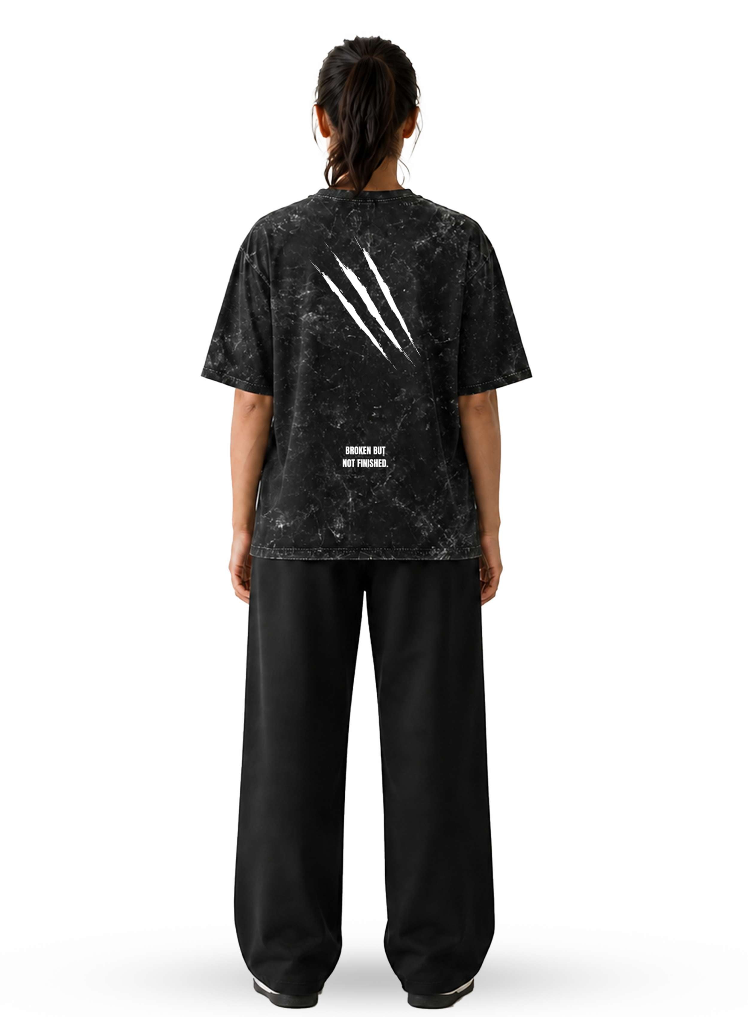 Refuse To Fall | BBNF Oversized Acid Wash T-Shirt