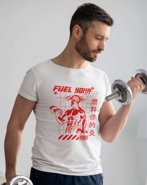 Fuel Your Fire - Men Round Neck T-Shirt - Men