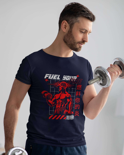 Fuel Your Fire - Men Round Neck T-Shirt - Men