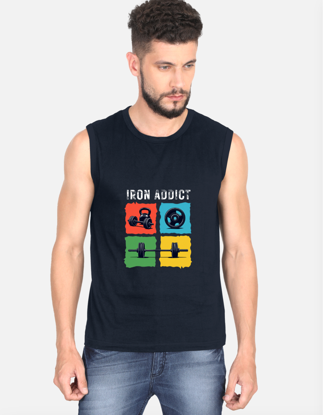 Iron Addict - Premium Gym Vest