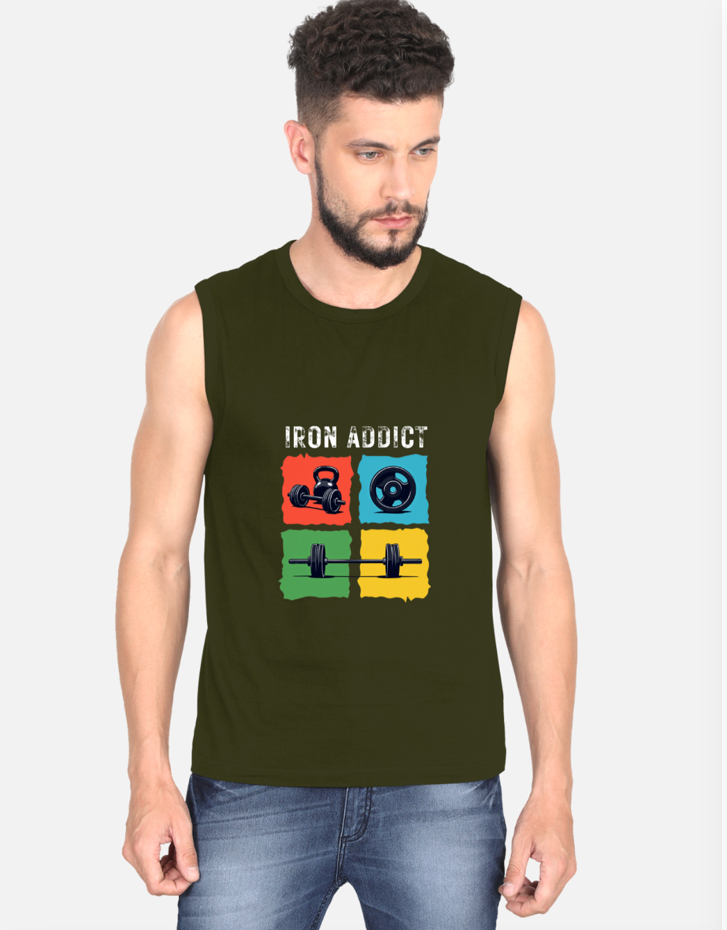 Iron Addict - Premium Gym Vest