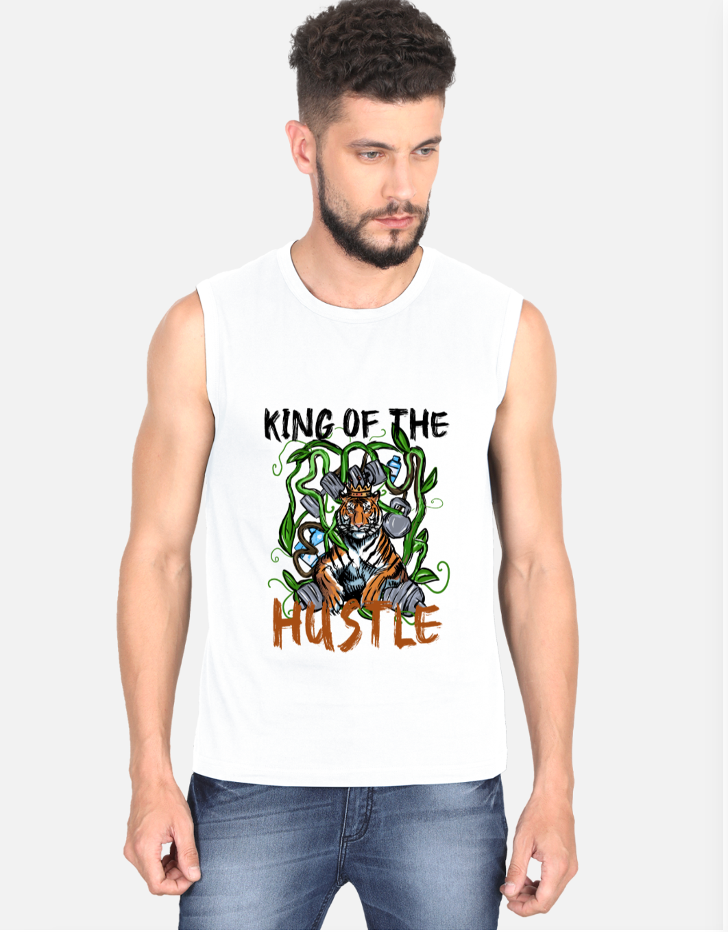 King of the Hustle - Premium Gym Vest