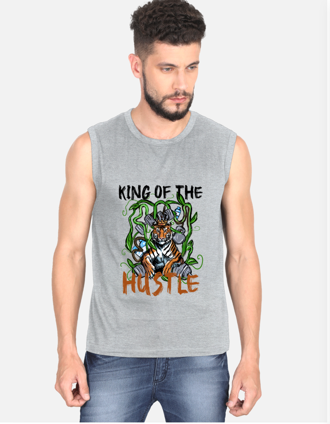 King of the Hustle - Premium Gym Vest