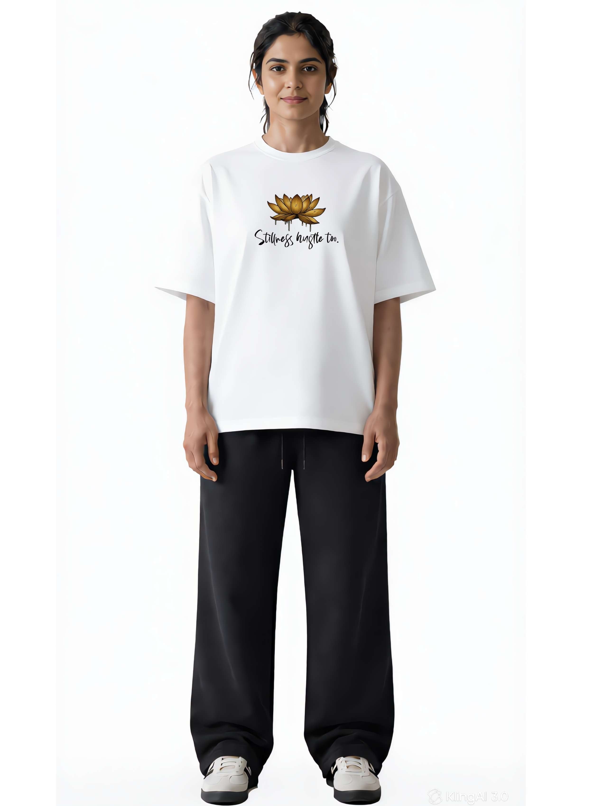 Stillness Hustle too - Oversized T-Shirt