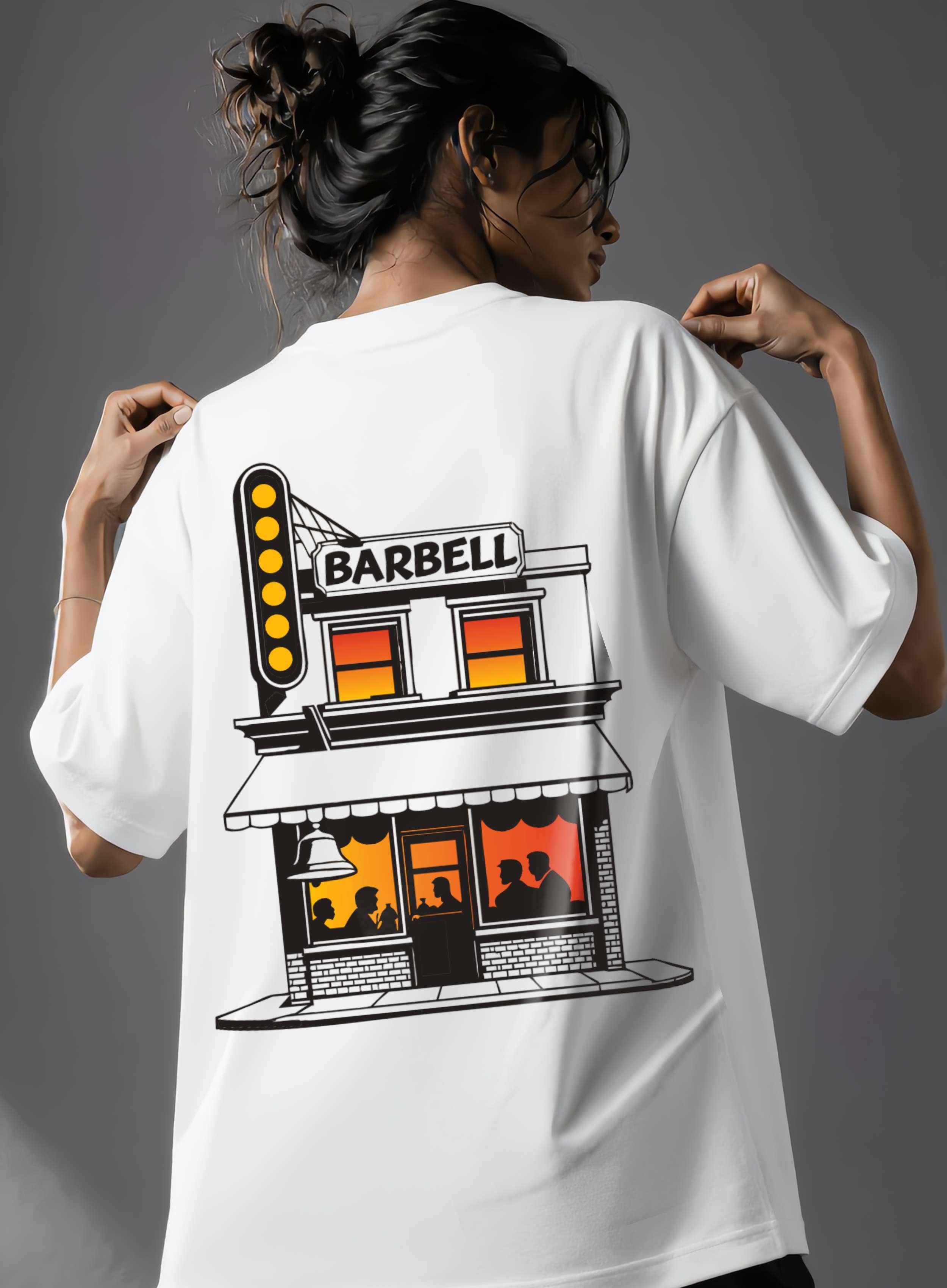 Barbell Girl - Oversized T-shirts