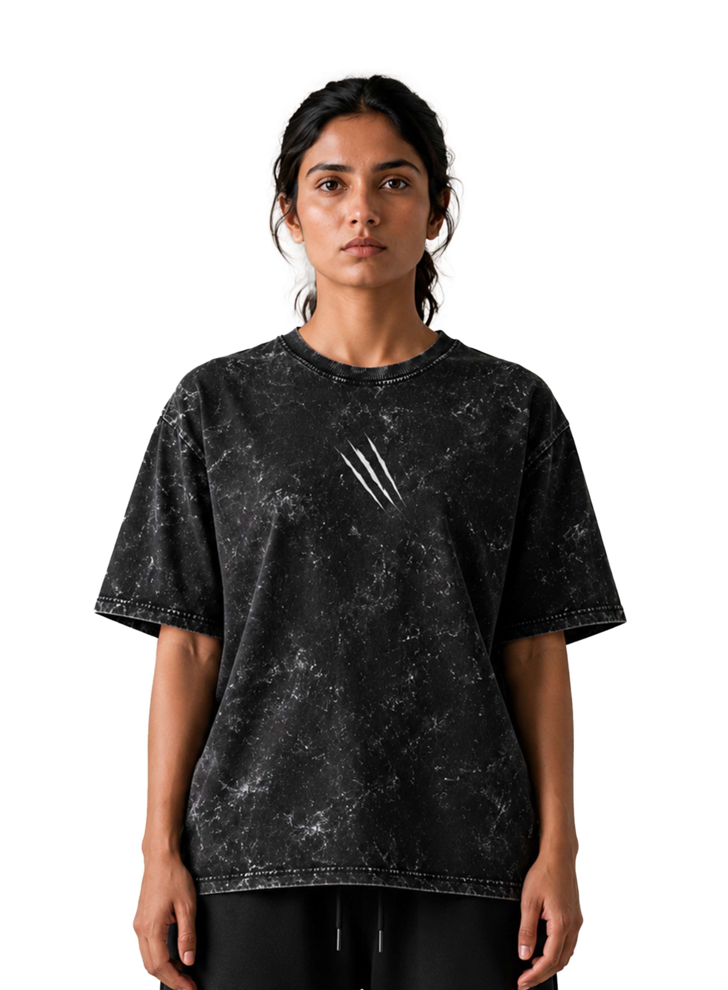 Refuse To Fall | BBNF Oversized Acid Wash T-Shirt