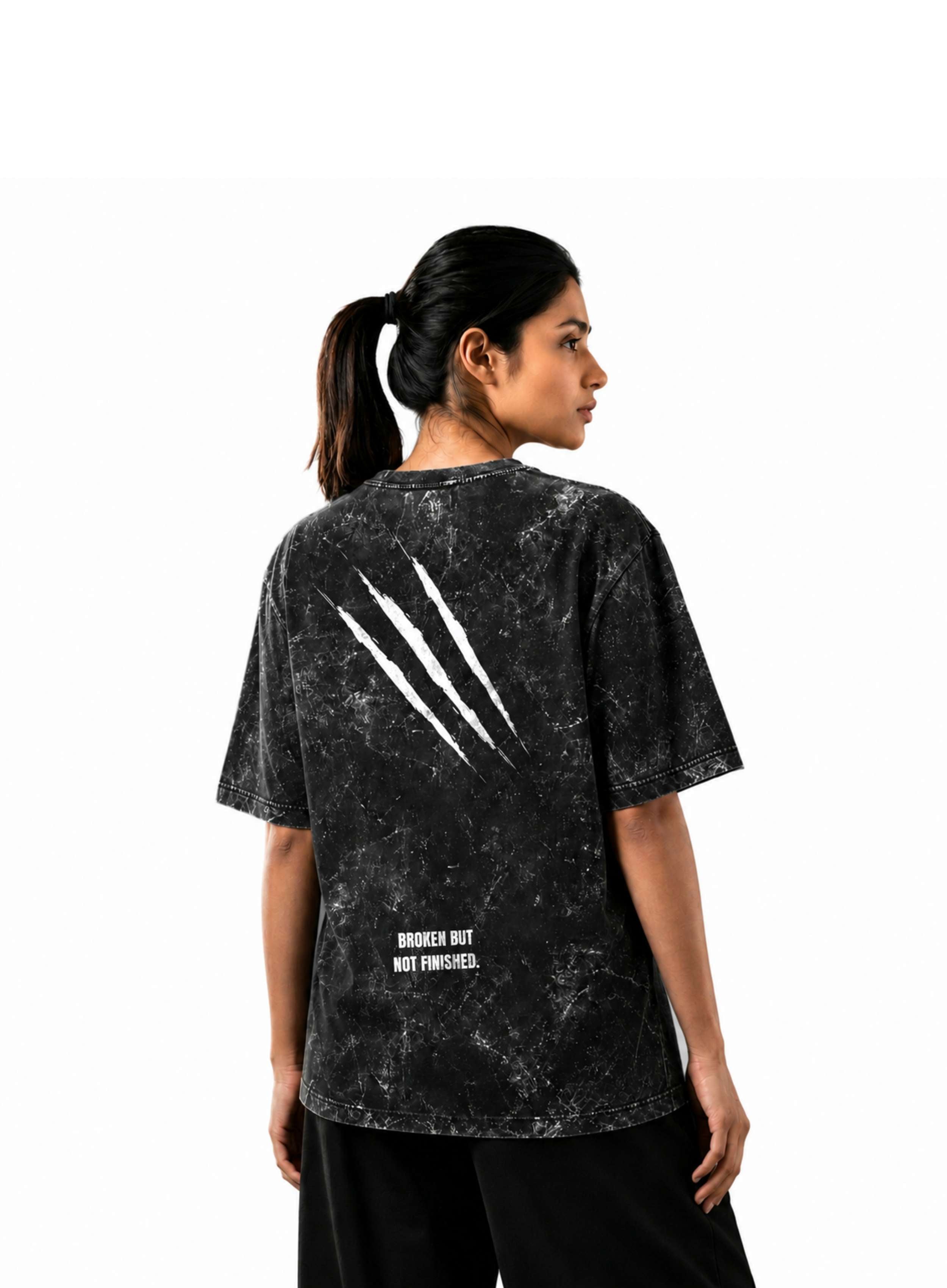 Refuse To Fall | BBNF Oversized Acid Wash T-Shirt