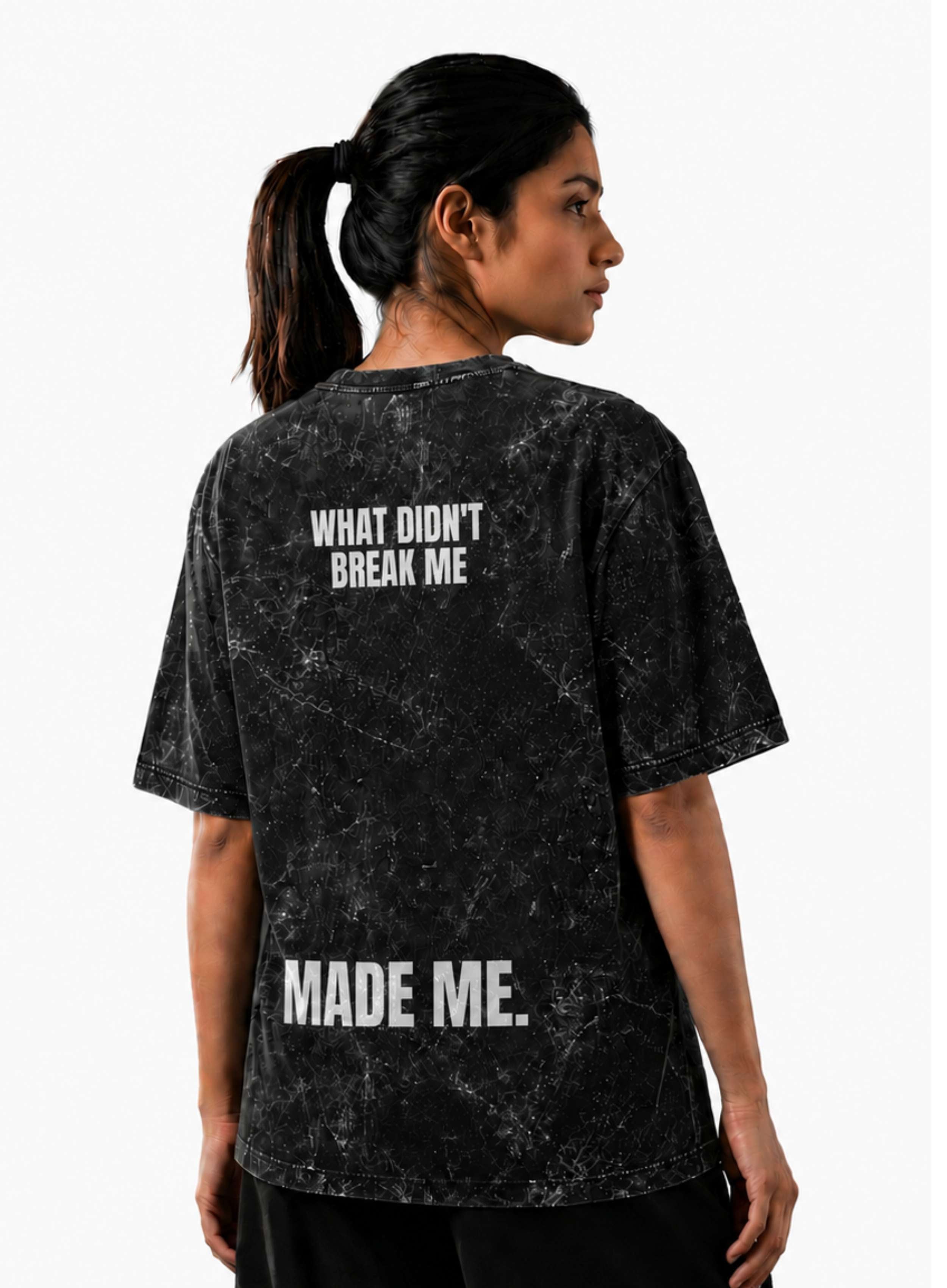 Survived. | BBNF Oversized Acid Wash T-Shirt