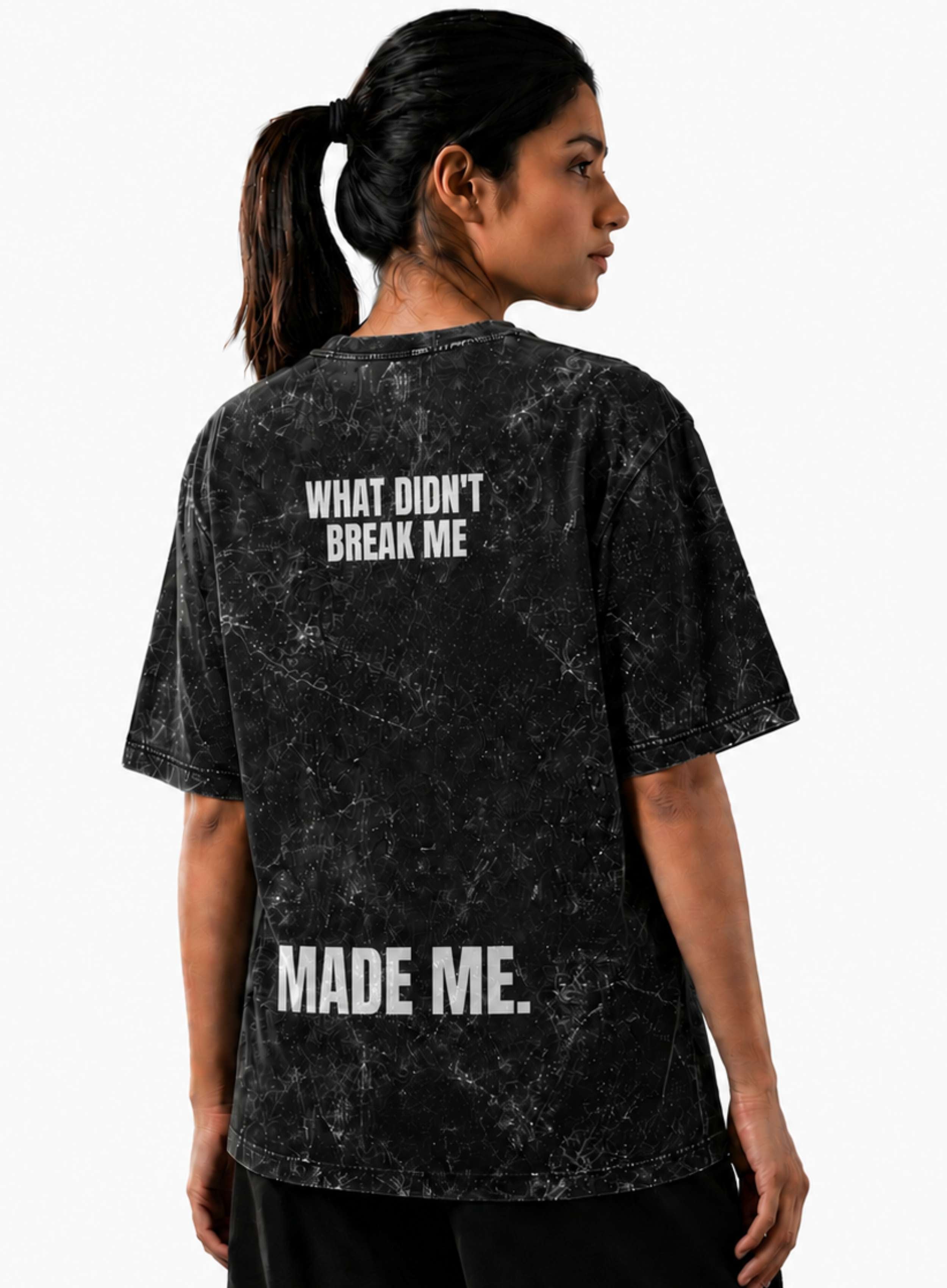 Survived. | BBNF Oversized Acid Wash T-Shirt
