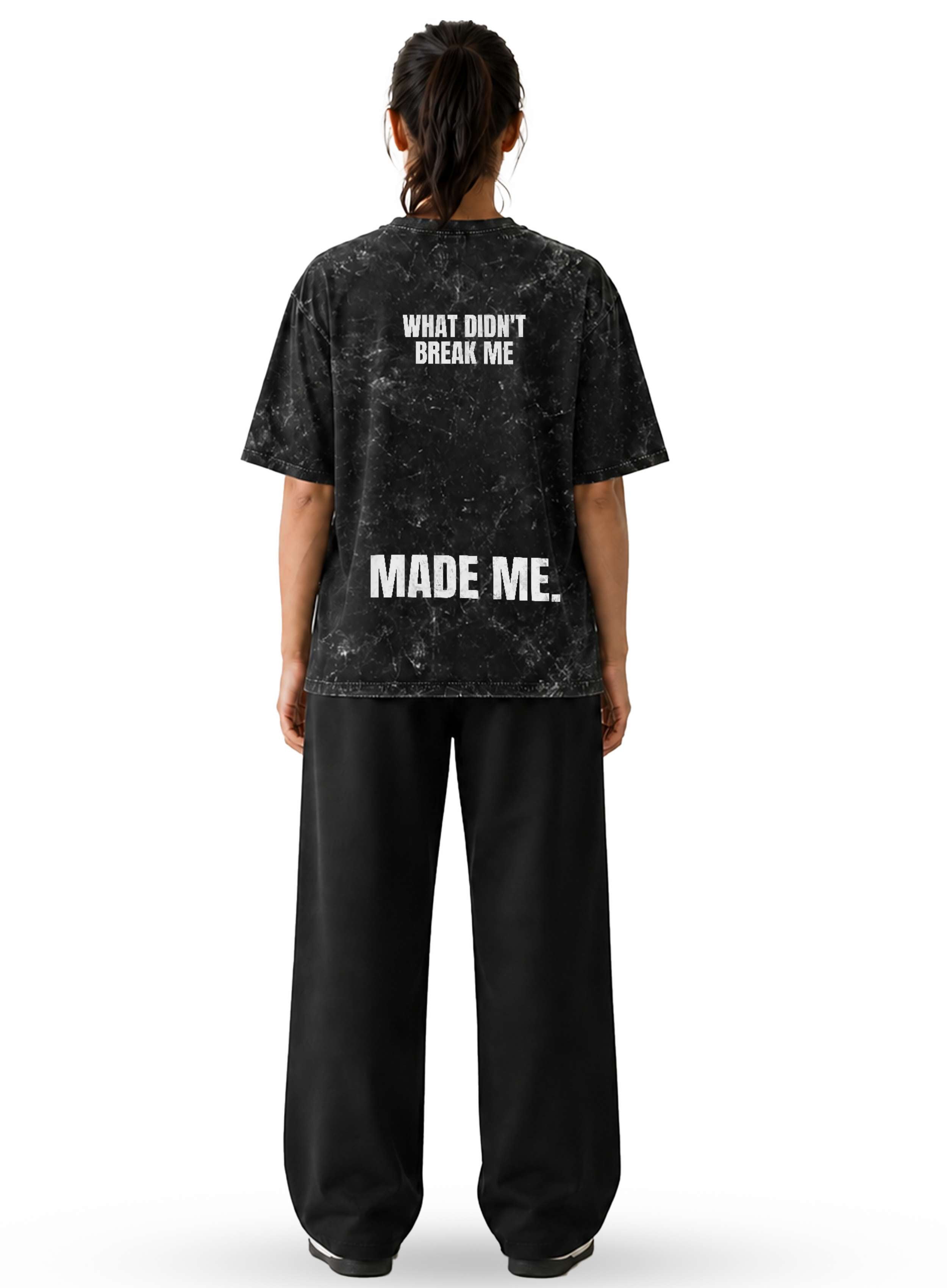 Survived. | BBNF Oversized Acid Wash T-Shirt