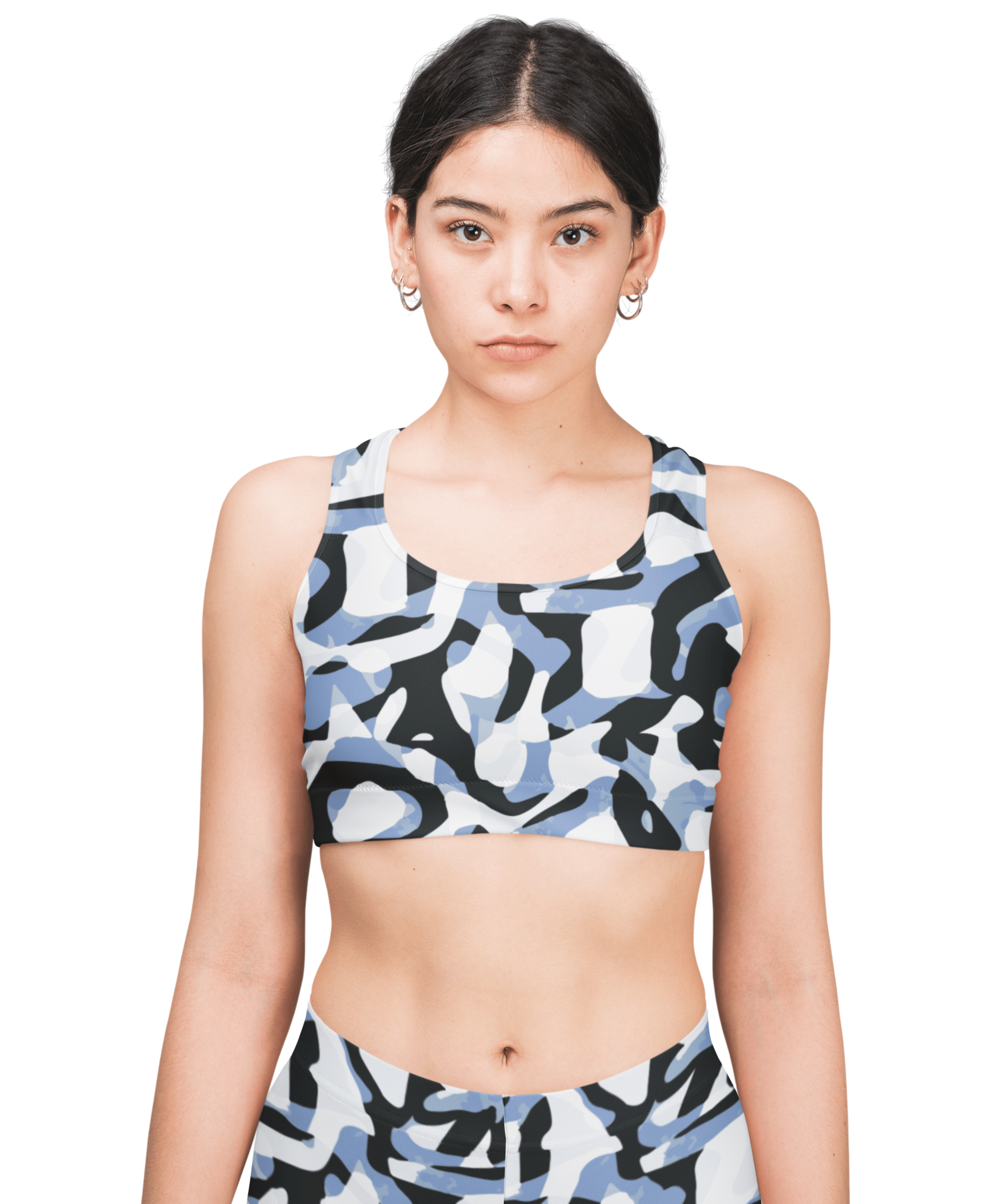 Geometrical Abstract Pattern – Gym Bra