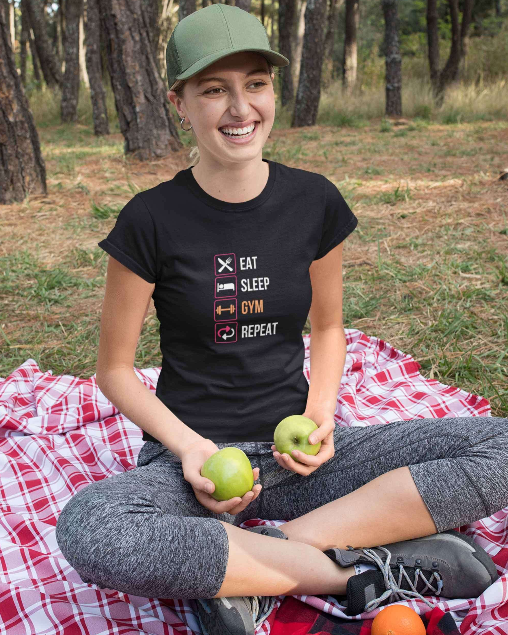 Eat.Sleep.Gym.Repeat - Women Classic T-Shirt