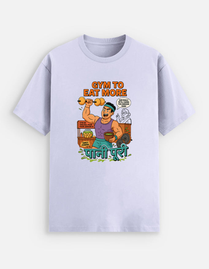 Gym to Eat More - Premium Gym T-Shirt