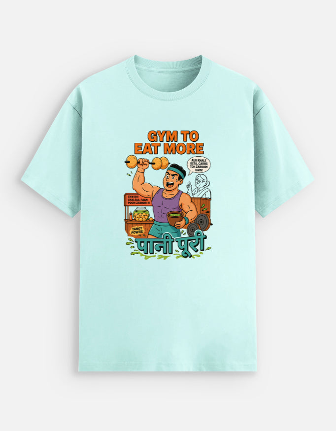 Gym to Eat More - Premium Gym T-Shirt