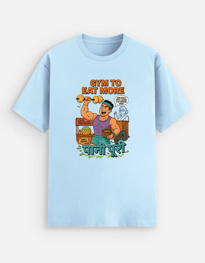 Gym to Eat More - Premium Gym T-Shirt