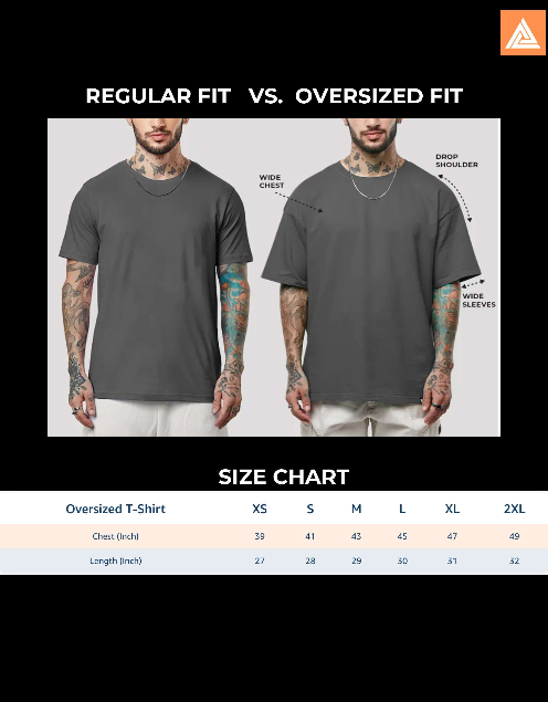 Muscle में Masala - Oversized T-Shirt