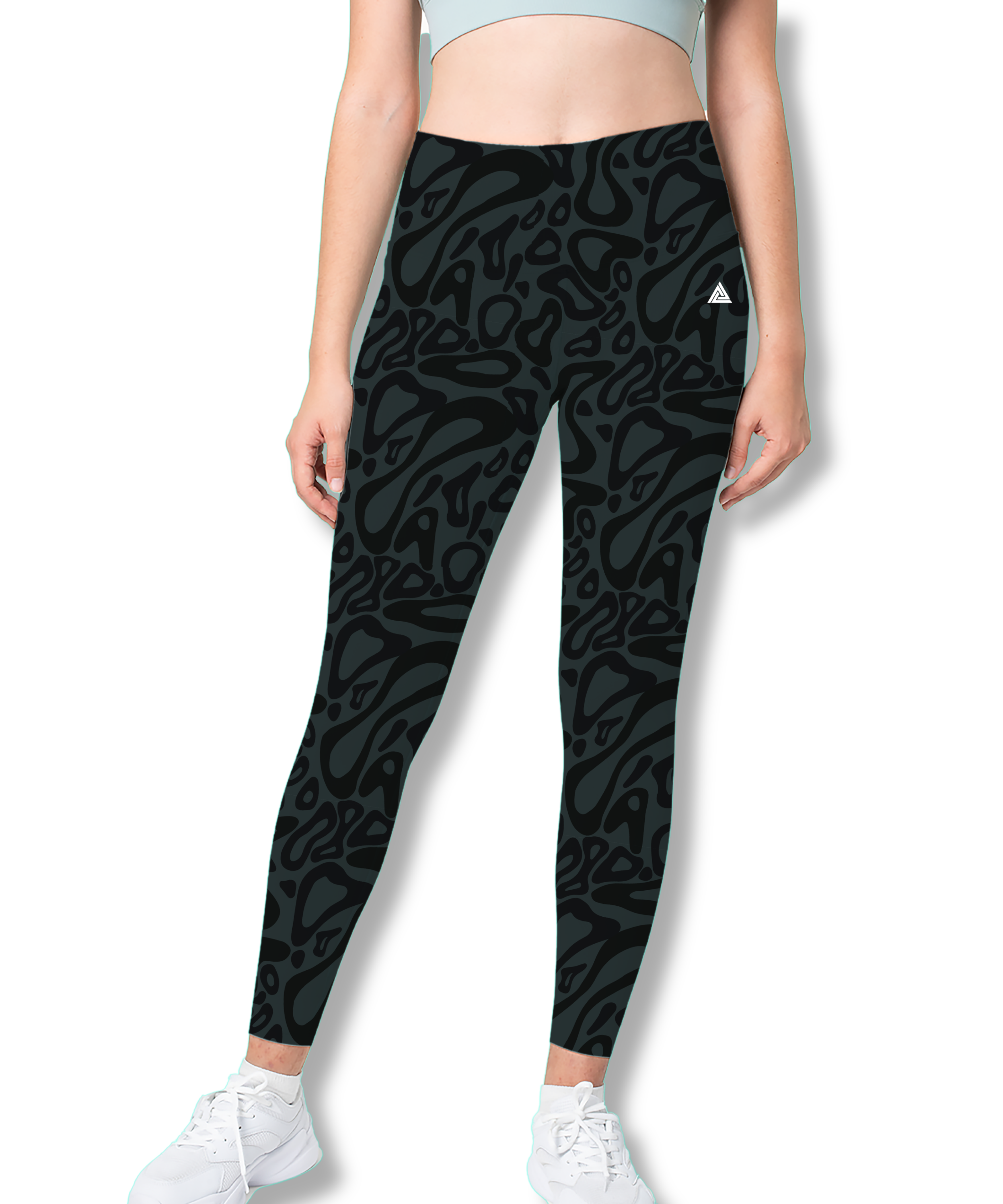 Midnight Flow High-Waist Gym Leggings – Sleek & Fierce