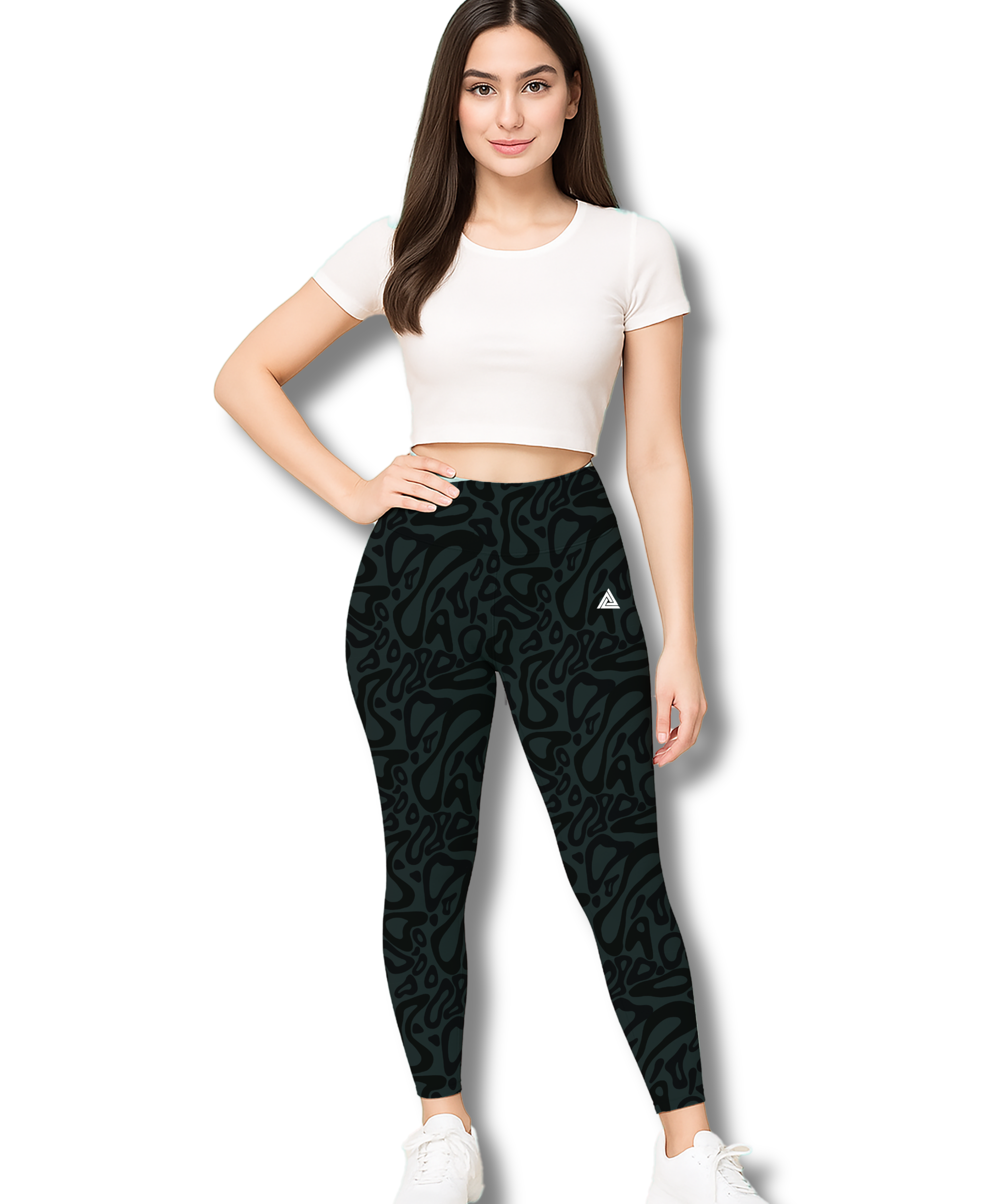 Midnight Flow High-Waist Gym Leggings – Sleek & Fierce