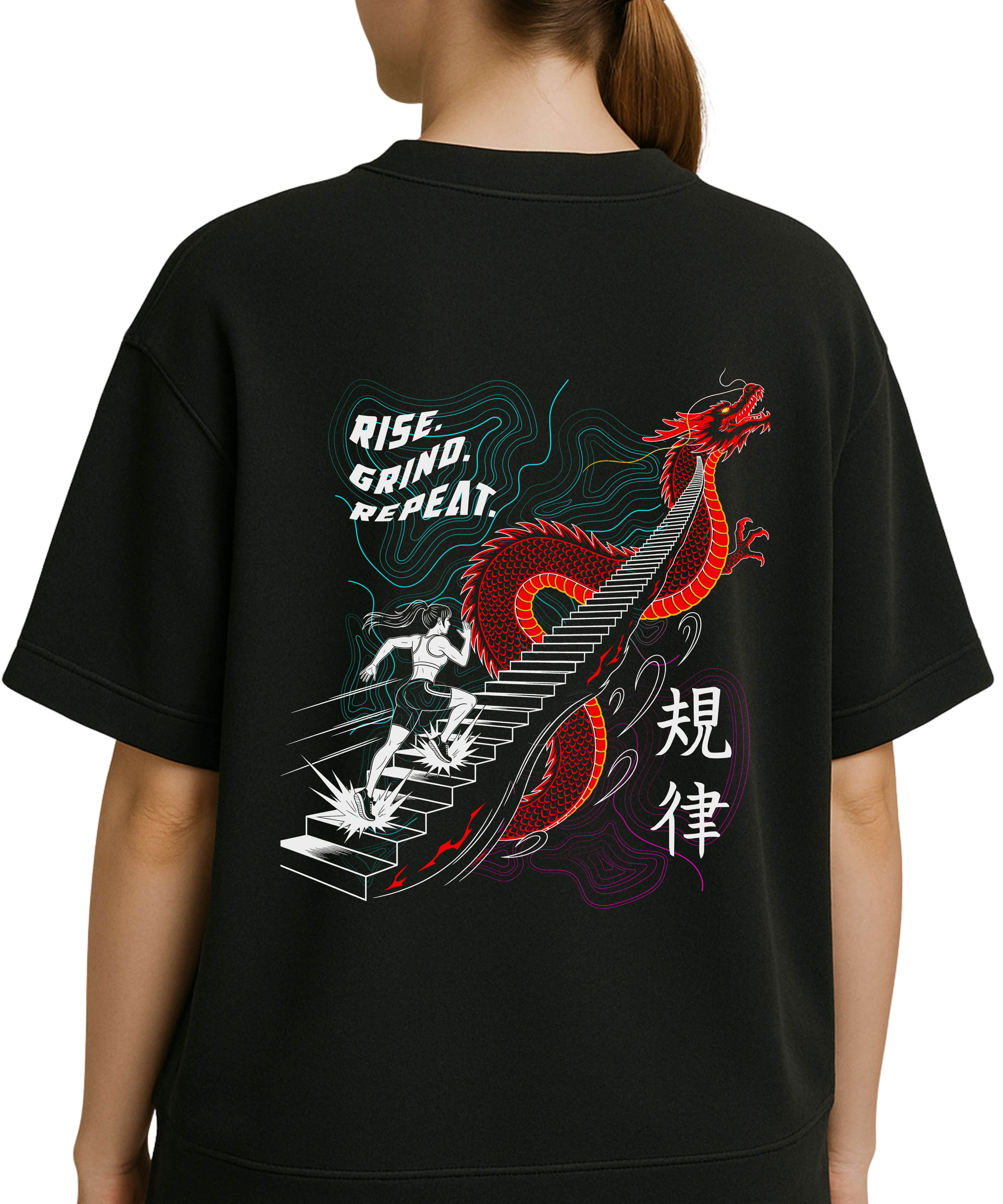 Rise. Grind. Repeat - Oversized T-Shirt