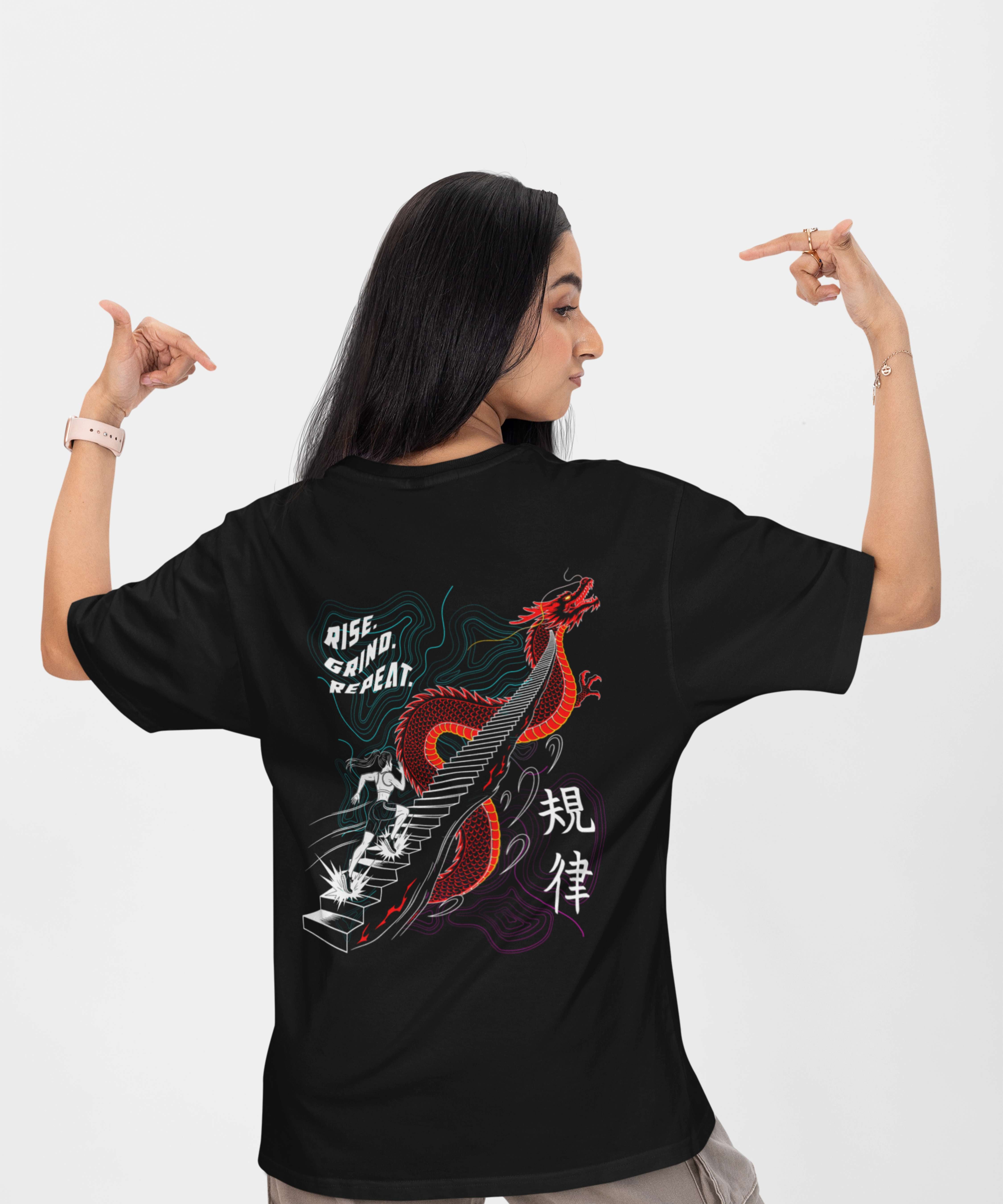 Rise. Grind. Repeat - Oversized T-Shirt