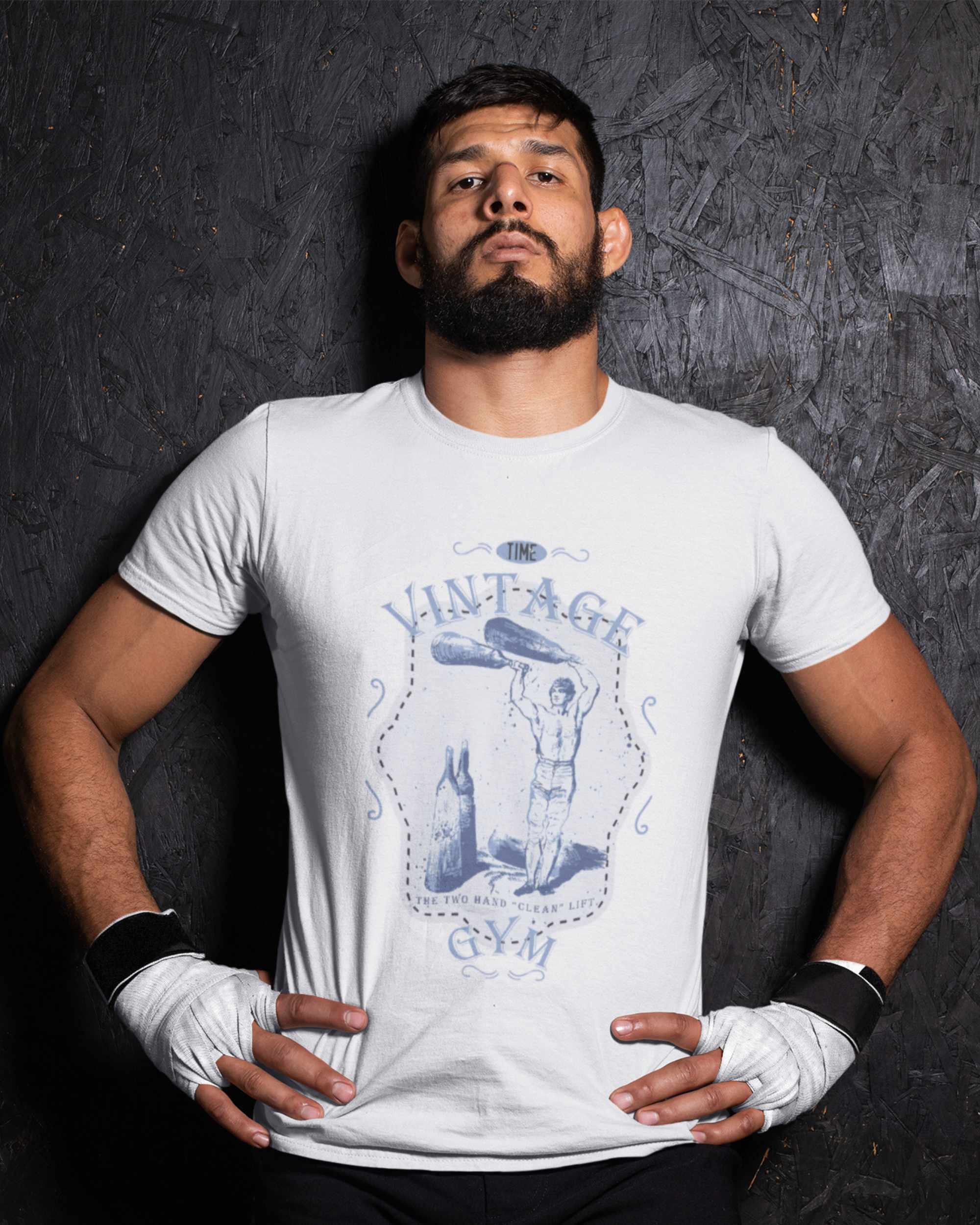 Vintage Two Hand Lift - Men Classic T-Shirt