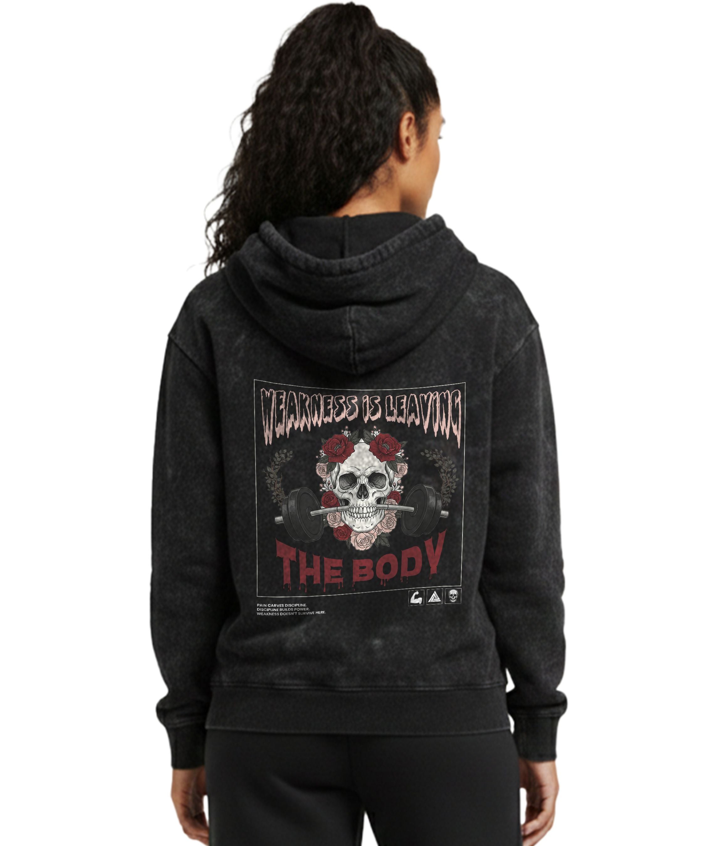 Weakness is Leaving - Tough Gym Hoodie